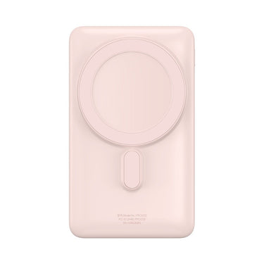 Baseus Magnetic Bracket Wireless Fast Charge Power Bank 10000mAh 20W - Pink